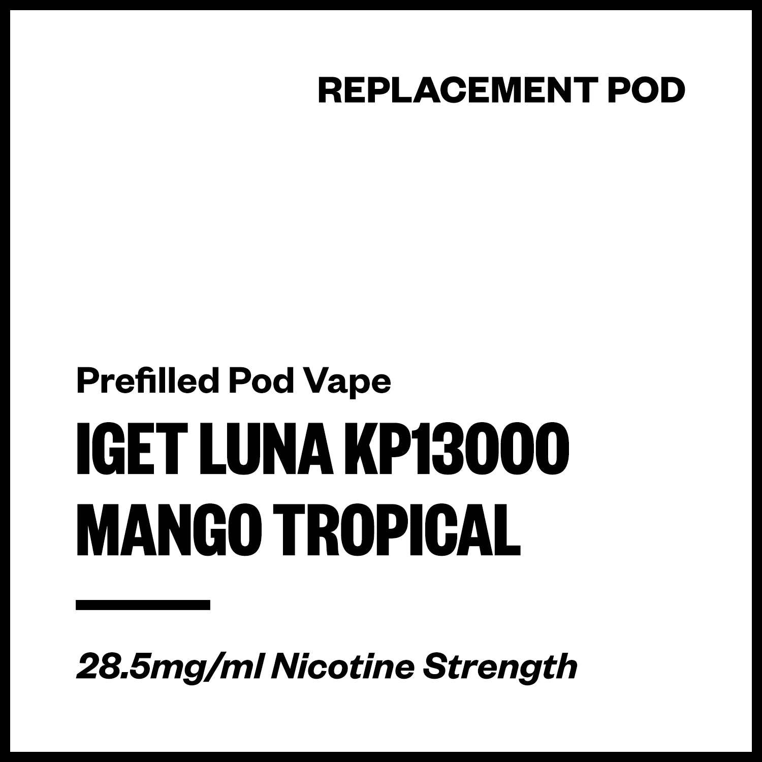 iget-luna-kp13000-pod-mango-tropical.jpg IGET Luna KP13000 - Mango Tropical (Replacement Pod) - Image 1